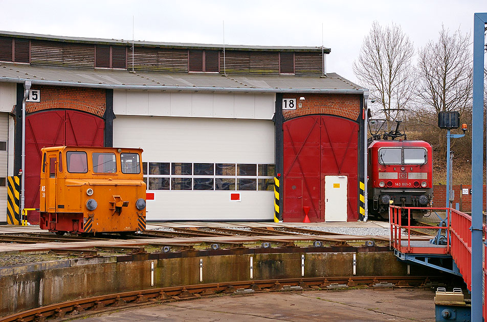 Foto ASF Bw Kiel - Bahnbetriebswerk