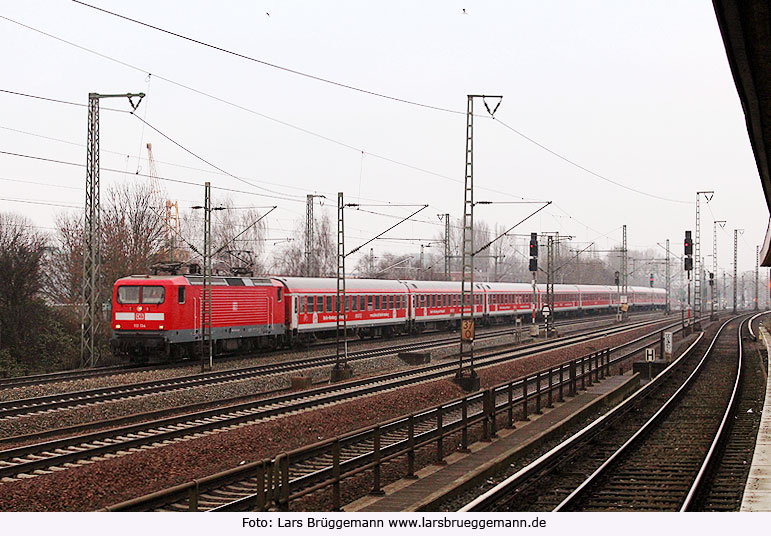 DB Baureihe 112 mit IRE Hamburg - Berlin