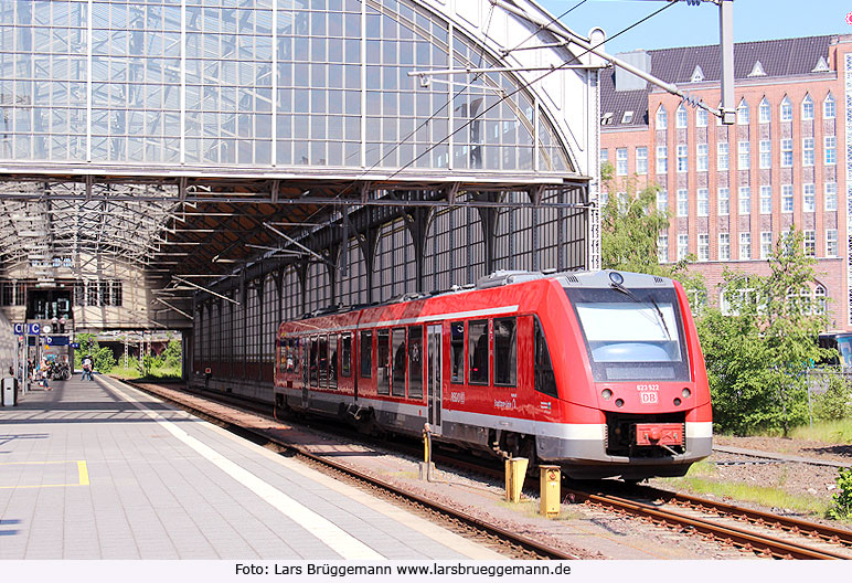 Die DB Baureihe 623 in Lübeck Hbf - Foto www.larsbrueggemann.de