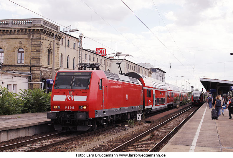 DB Baureihe 146 in Magdeburg Hbf