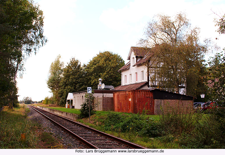 Der Bahnhof Escheburg der Bergedorf-Geesthachter Eisenbahn