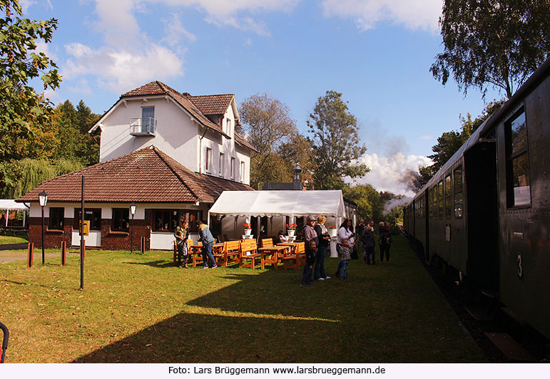 Der Bahnhof Escheburg mit der Karoline