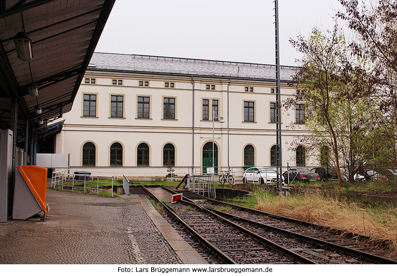 Die Segmentdrehscheibe bzw. Schwenkscheibe im Bahnhof Zittau