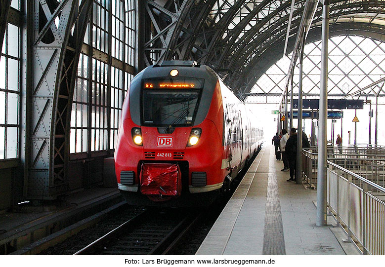 Foto DB Baureihe 442 in Dresden Hbf