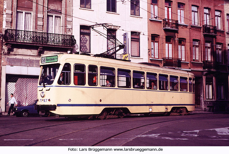 Die Straßenbahn in Brüssel Fotos von einem