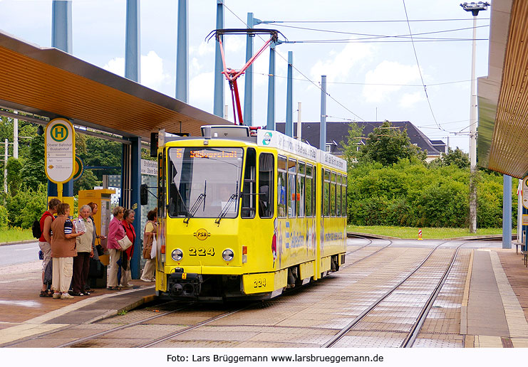 Straßenbahn Plauen - Haltestelle Oberer Bahnhof