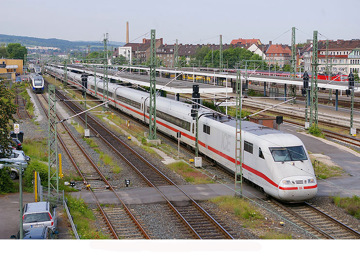 Ein ICE in Hildesheim Hbf