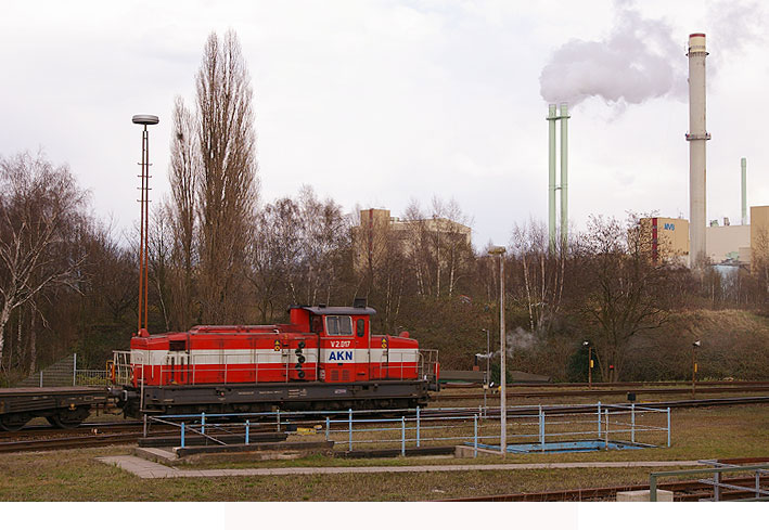 Die AKN V 2.017 eine bewährte MaK-Lok