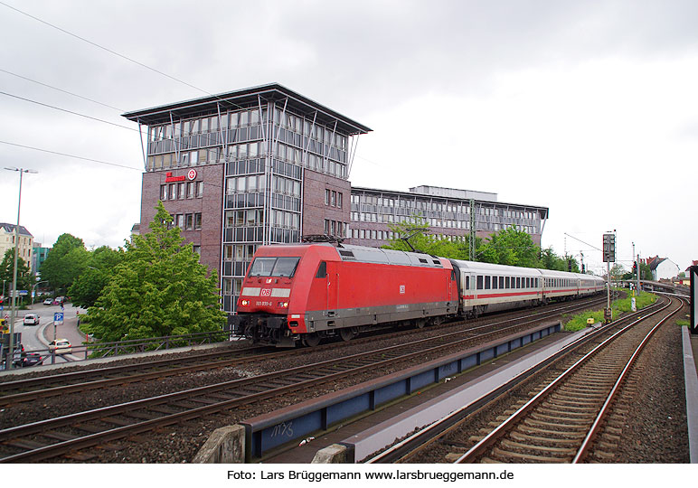 DB Baureihe 101 in Hamburg am Bahnhof Holstenstraße