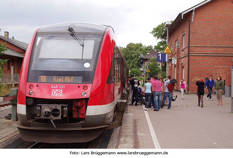 DB Lint im Bahnhof Mölln auf der Strecke von Lübeck nach Lüneburg