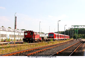 Die Anlieferung vom 474 4105 in Hamburg