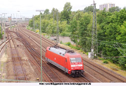 DB Baureihe 101 im Bw Hamburg-Langenfelde