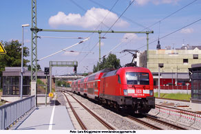 DB Baureihe 182 im Bahnhof Radebeul Ost