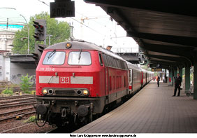 DB Baureihe 218 Hamburg Hbf - DB 218 355