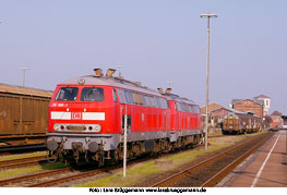 DB Baureihe 218 - Lok 218 366 in Niebüll