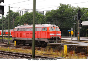 Die DB Baureihe 218 in Hannover Hbf
