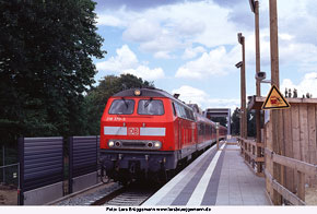 DB Baureihe 218 Bahnhof Hamburg-Tonndorf