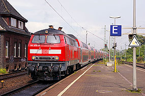 DB Baureihe 218 - Lok 218 458-8 in Bad Oldesloe