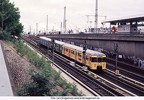 Der Expo Zug in Hamburg-Altona