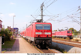 DB Baureihe 143 im Bahnhof Büchen