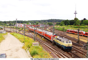 DB Baureihe 218 - Lok 218 460 - Conny in Kiel Hbf
