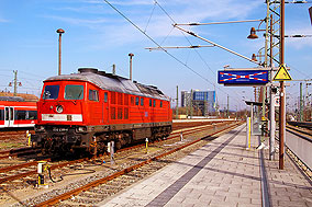 Baureihe 232 in Dresden Hbf