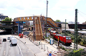 Die 146 274 im Bahnhof Berliner Tor in Hamburg