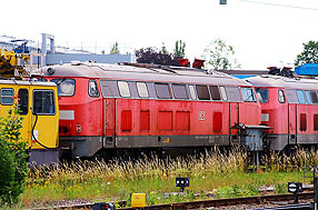 Die 218 319-2 im Bw Gotha von RP