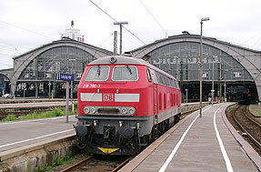 DB Baureihe 218 - Lok 218 390-3 - Leipzig Hbf