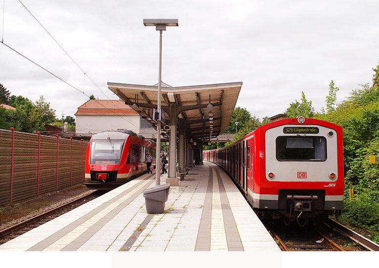 Der Bahnhof Aumühle der Hamburger S-Bahn