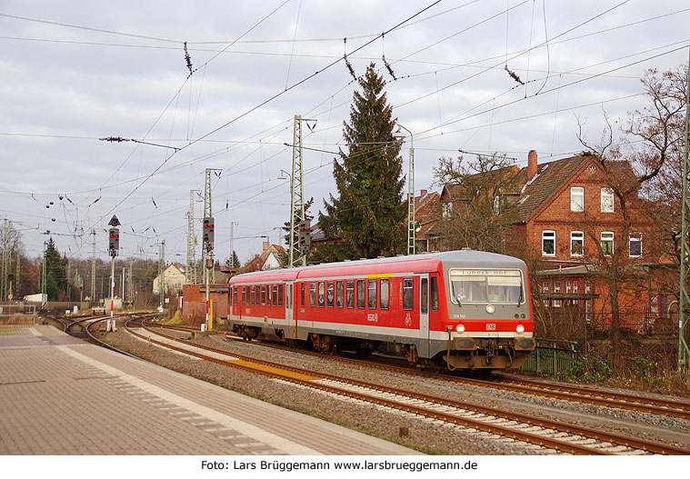 DB Baureihe 628 im Bahnhof Lüneburg