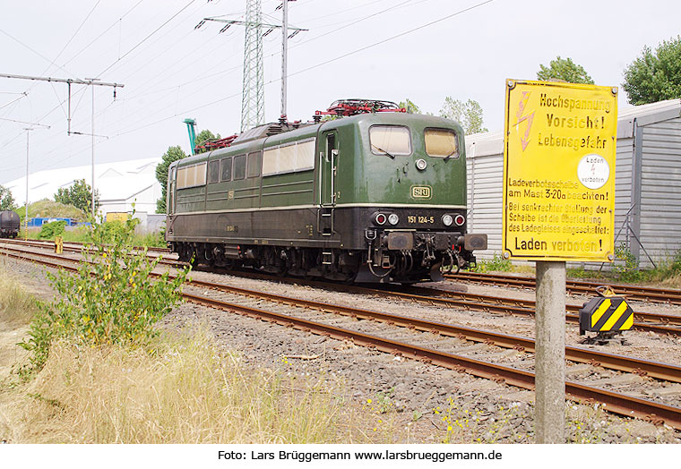 Die DB Baureihe 151 im Hamburger Hafen