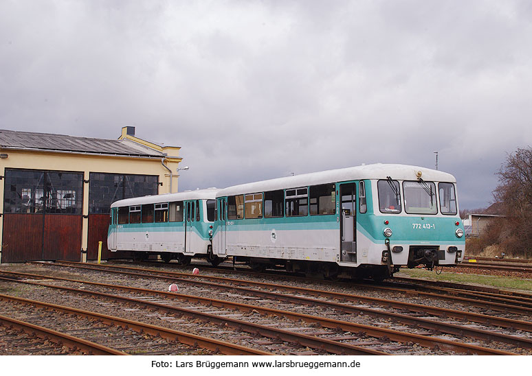 Die Baureihe 772 im Eisenbahnmuseum in Löbau der OSEF