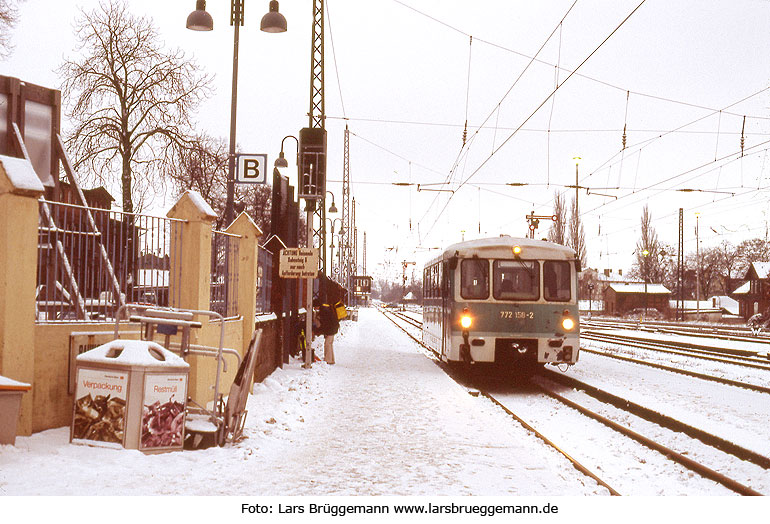 Bahnhof Wittenberge - DB Baureihe 772 - Ferkeltaxe