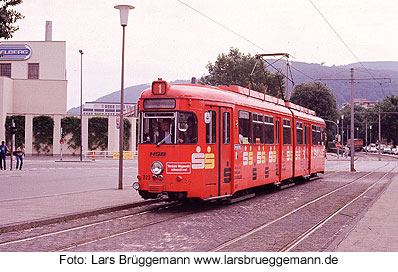 Die Stra&szlig;enbahn in Heidelberg