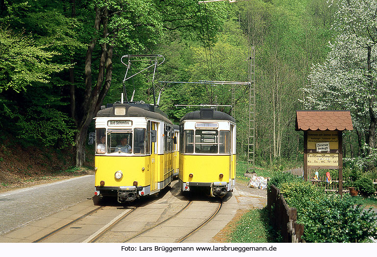 Die Kirnitzschtalbahnbahn - Haltestelle Schneiderweiche