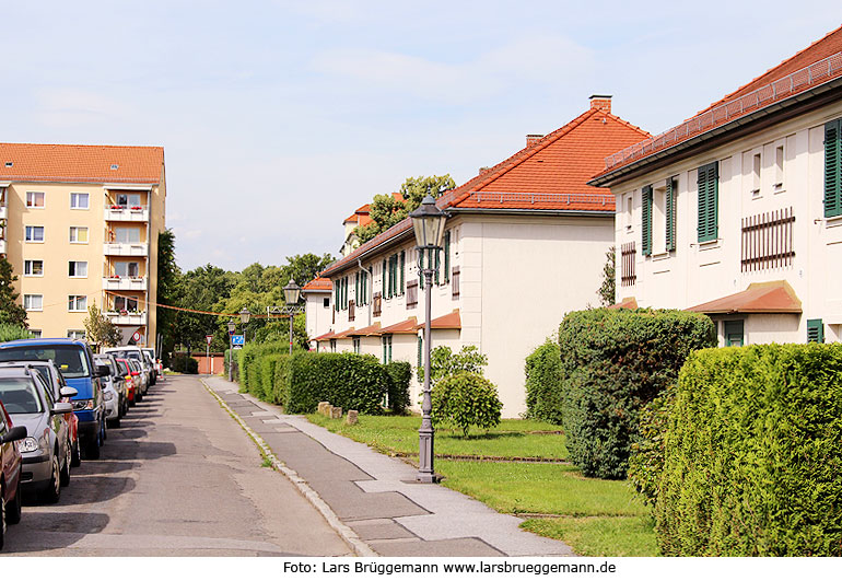 Der Kleinhausweg in Dresden-Gruna