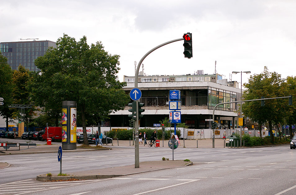 Die Ecke Reeperbahn / Zirkusweg auf St. Pauli in Hamburg