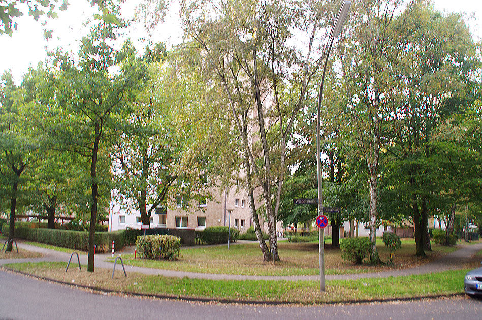 Die Ecke Wiebelstraße / Drieschweg in Hamburg-Eidelstedt