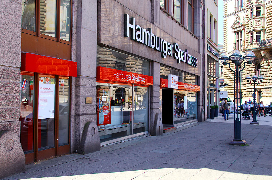 Die ehemalige Haspa am Hamburger Rathausmarkt
