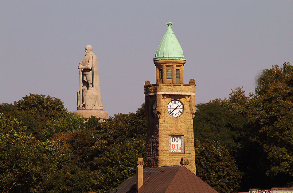 Das Bismarck-Denkmal in Hamburg