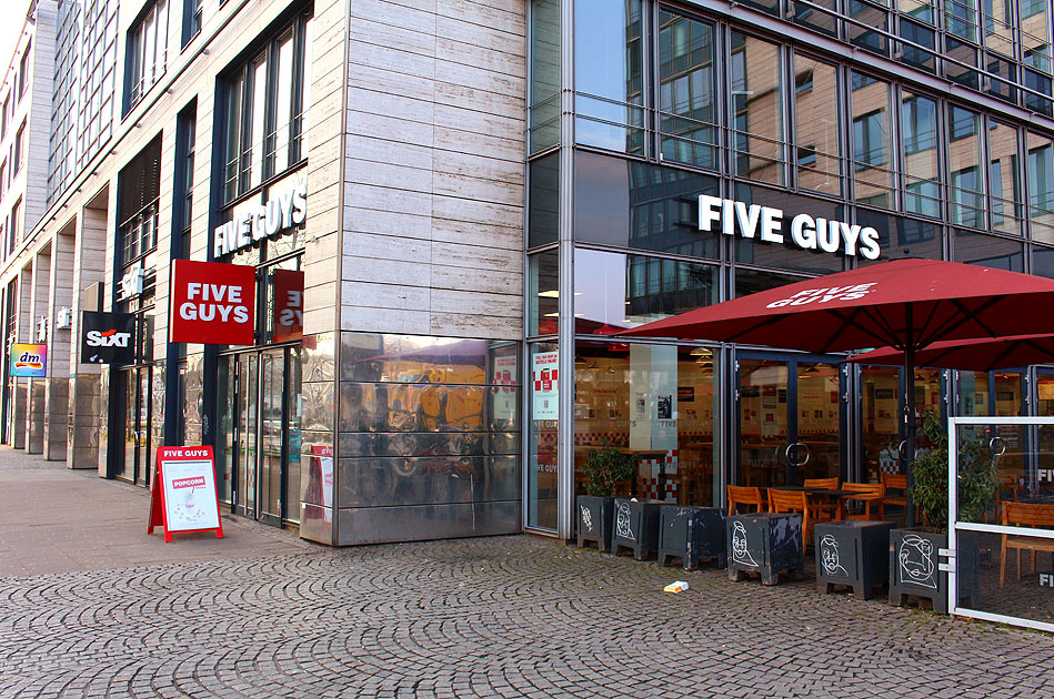Der Five Guys auf der Reeperbahn