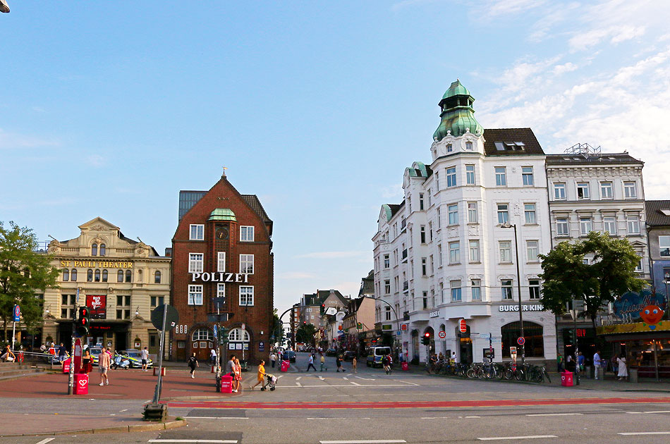 Die Davidstraße in Hamburg auf St. Pauli