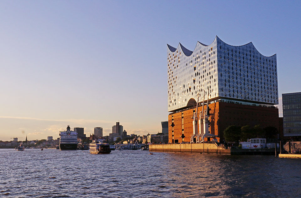 Die Elbphilharmonie in Hamburg