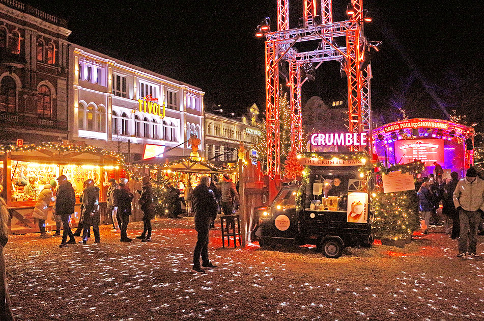 Der Weihnachtsmarkt Santa Pauli in Hamburg