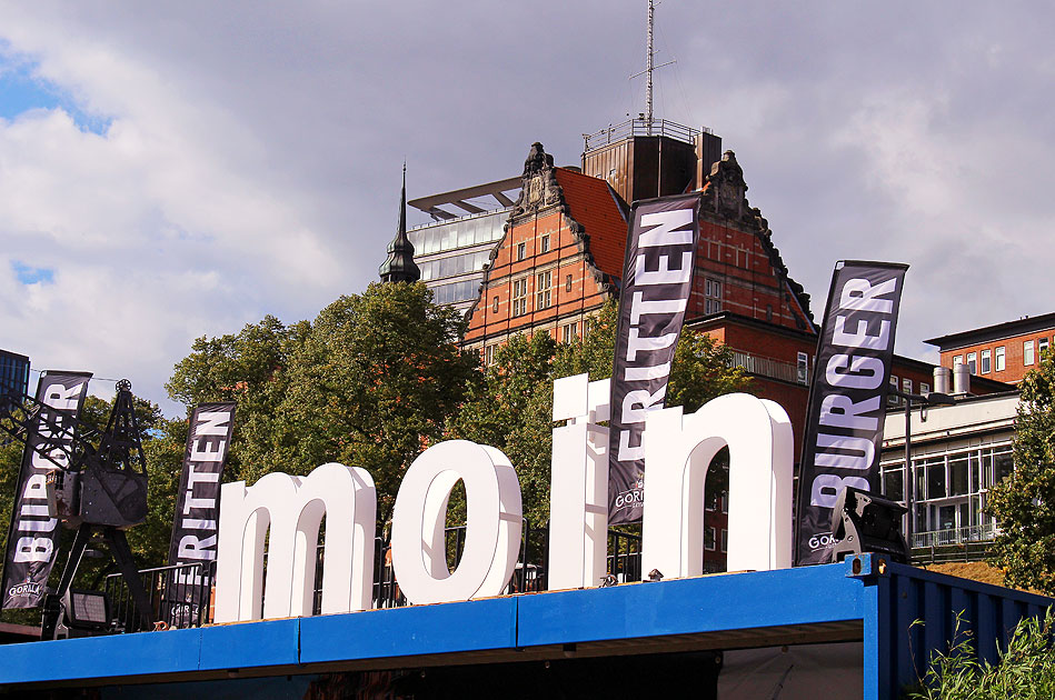 Moin an den Landungsbr&uuml;cken