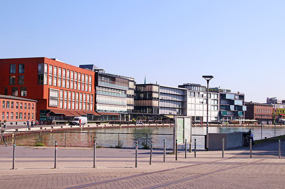 Der Hafen von M&uuml;nster in Westfalen