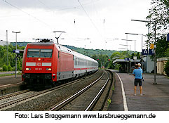 Bahnhof Northeim IC im Leinetal