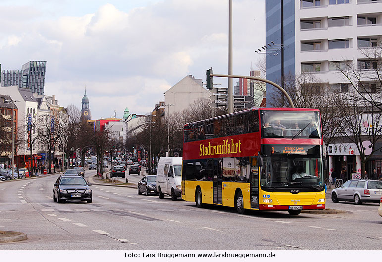Stadtrundfahrt Bus Hamburg Reeperbahn - St. Pauli