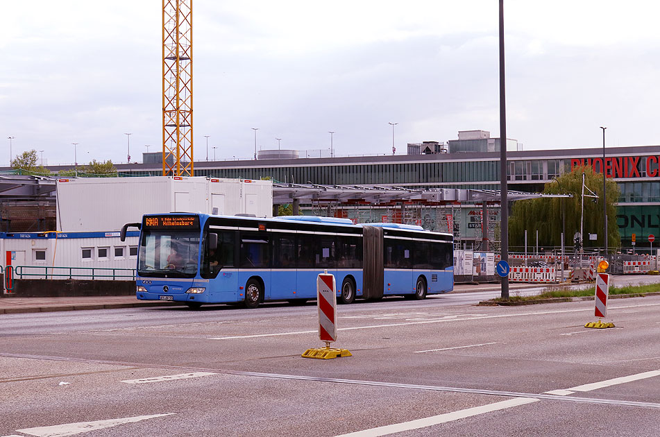 Ein ehemalger MVG Bus in Hamburg im SEV-Einsatz f&uuml;r die Hamburger S-Bahn